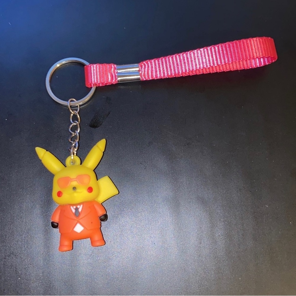 2x Pokémon Keychains For keys figurines two ninjas figure orange and purple - Picture 6 of 6